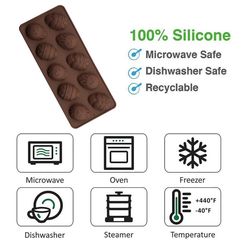Oven Safe Easter Egg Silicone Mold Oven Safe Easter Egg Silicone Mold