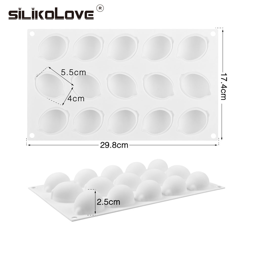 Oven Safe Lemon Silicone Mold