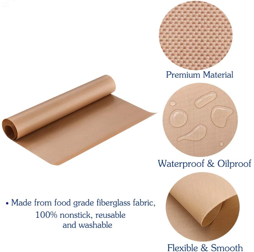Oven-Safe Reusable Baking Mats (3 pcs)