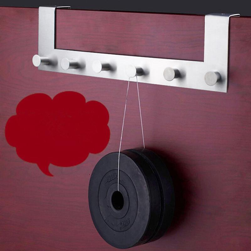 Over the Door Hanger Six Hook Rack Over the Door Hanger Six Hook Rack