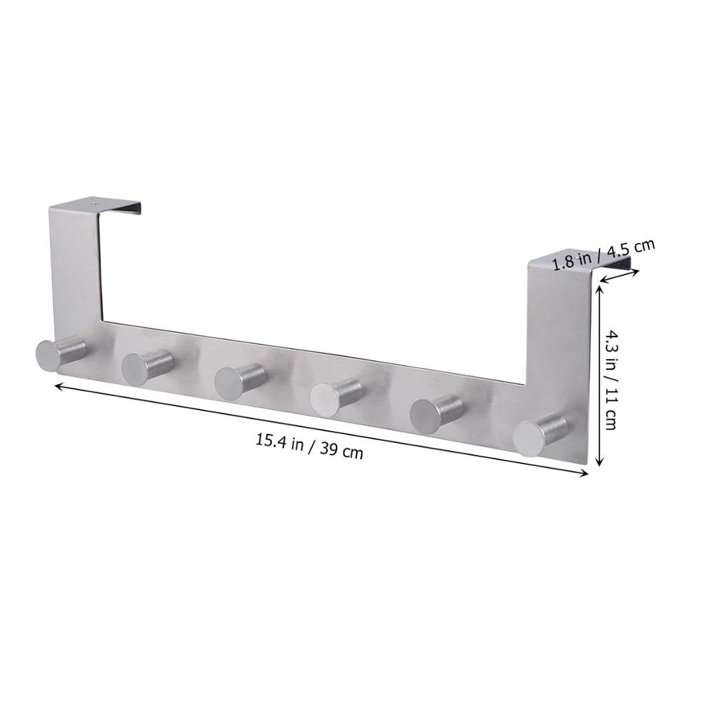 Over the Door Hanger Six Hook Rack Over the Door Hanger Six Hook Rack