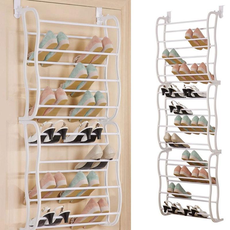 Over The Door Shoe Rack Storage Organizer
