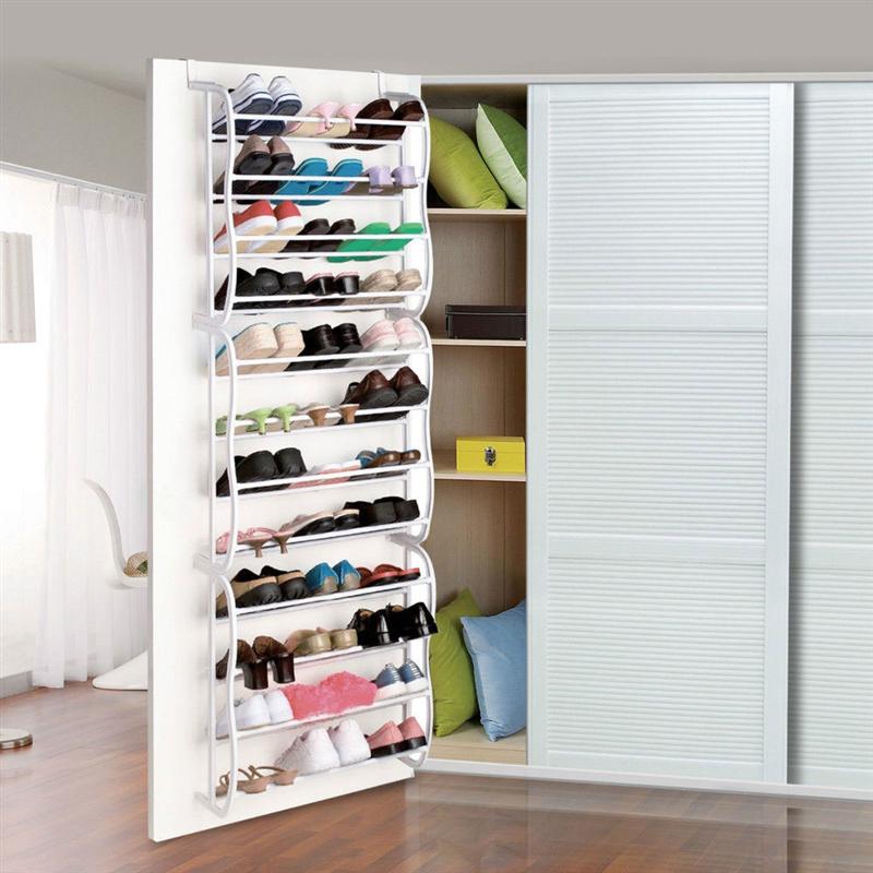Over The Door Shoe Rack Storage Organizer