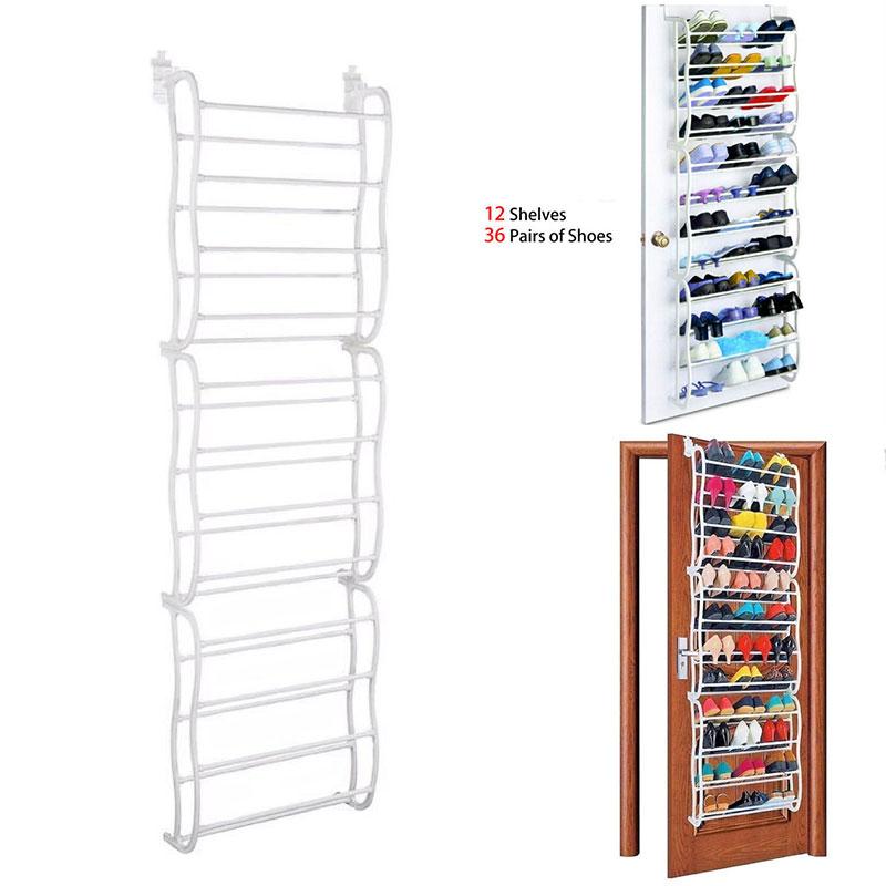Over The Door Shoe Rack Storage Organizer