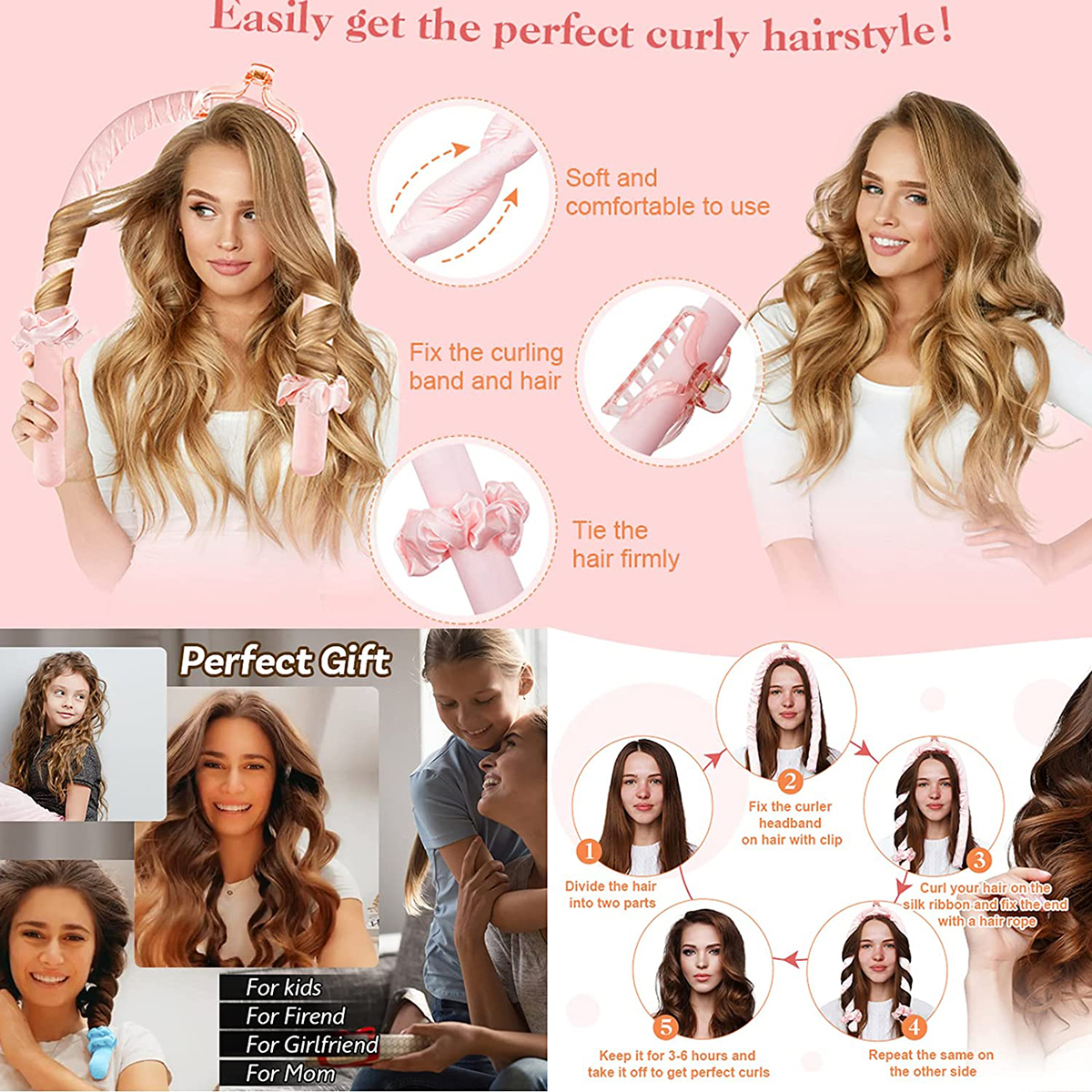 Overnight Silk Heatless Curler