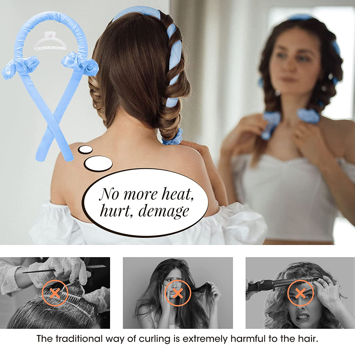 Overnight Silk Heatless Curler