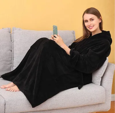 Oversized Blanket Hoodie Long Robe Oversized Blanket Hoodie Long Robe