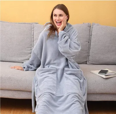 Oversized Blanket Hoodie Long Robe Oversized Blanket Hoodie Long Robe