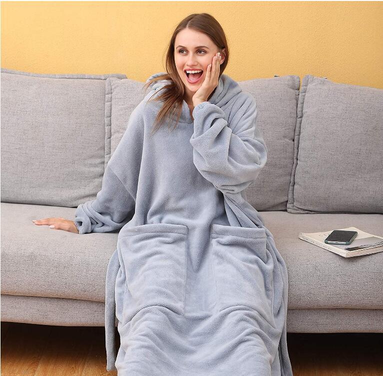 Oversized Blanket Hoodie Long Robe Oversized Blanket Hoodie Long Robe