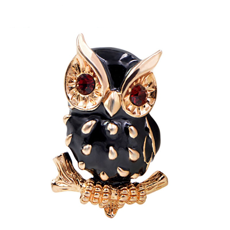 Owl Brooch Ladies Fashion Accessory