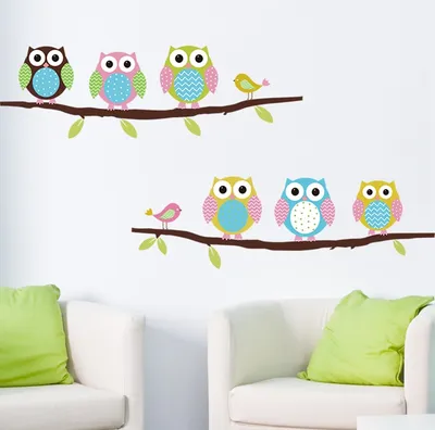Owl Decals Vinyl Wall Stickers Owl Decals Vinyl Wall Stickers