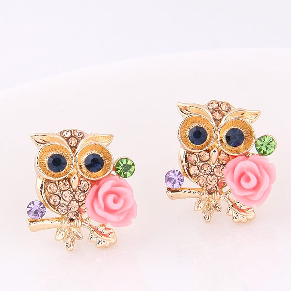 Owl Earrings Elegant Stud Earrings Owl Earrings Elegant Stud Earrings