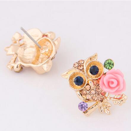 Owl Earrings Elegant Stud Earrings Owl Earrings Elegant Stud Earrings