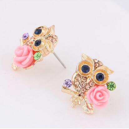 Owl Earrings Elegant Stud Earrings Owl Earrings Elegant Stud Earrings