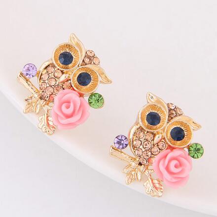 Owl Earrings Elegant Stud Earrings Owl Earrings Elegant Stud Earrings