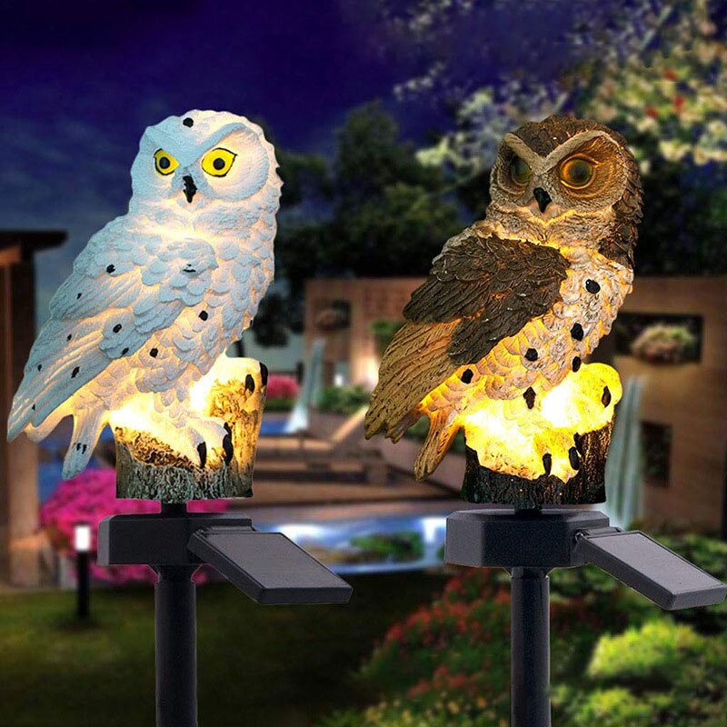 Owl Solar Garden Light Waterproof Lamp Owl Solar Garden Light Waterproof Lamp