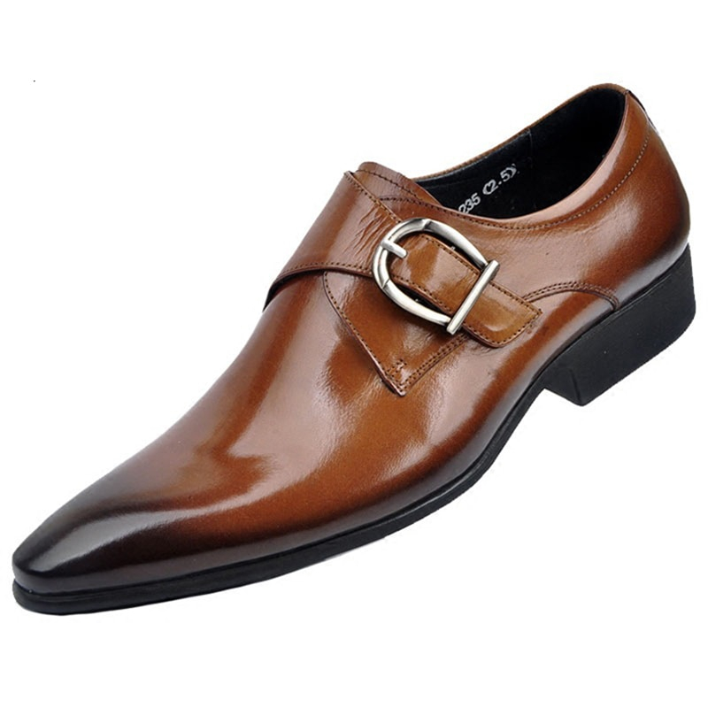 Oxford Shoes Men Classic Leather