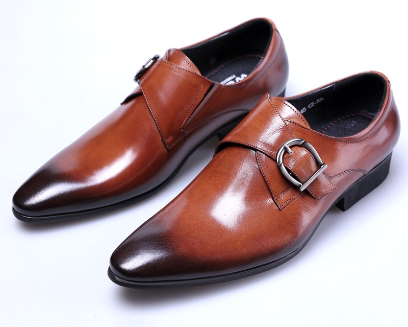 Oxford Shoes Men Classic Leather