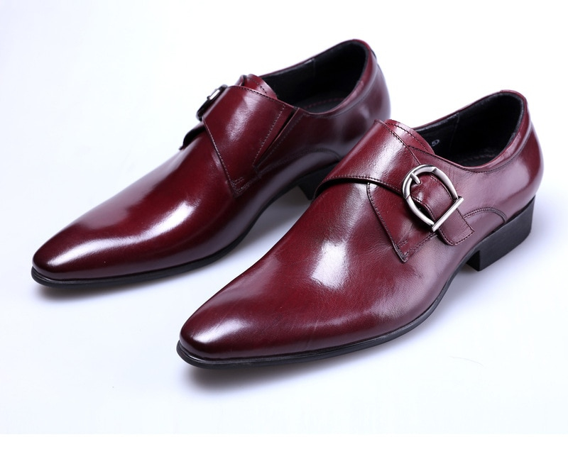 Oxford Shoes Men Classic Leather