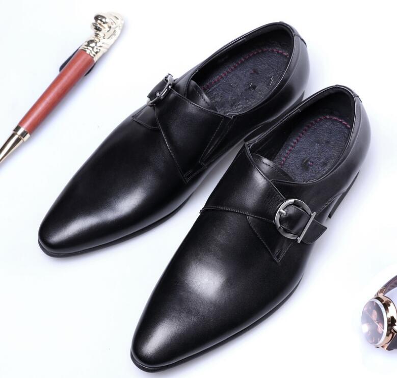 Oxford Shoes Men Classic Leather
