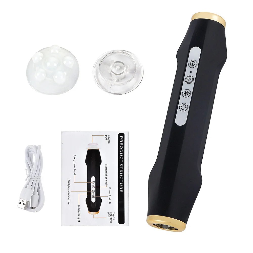 Oxygen Bubble Pen CO2 Oxygen Portable Facial Machine CO2 Gel Facial Skin Care Device Facial SPA CO2 Bubble Oxygen