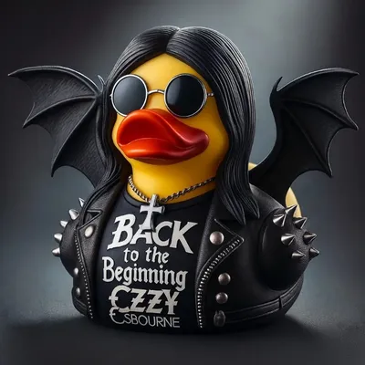 Ozzy Osbourne Back To The Beginning Rubber Duck Ornament Cute Duck Home Decor Figure Souvenir Gift Ozzy Osbourne Back To The Beginning Rubber Duck Ornament Cute Duck Home Decor Figure Souvenir Gift