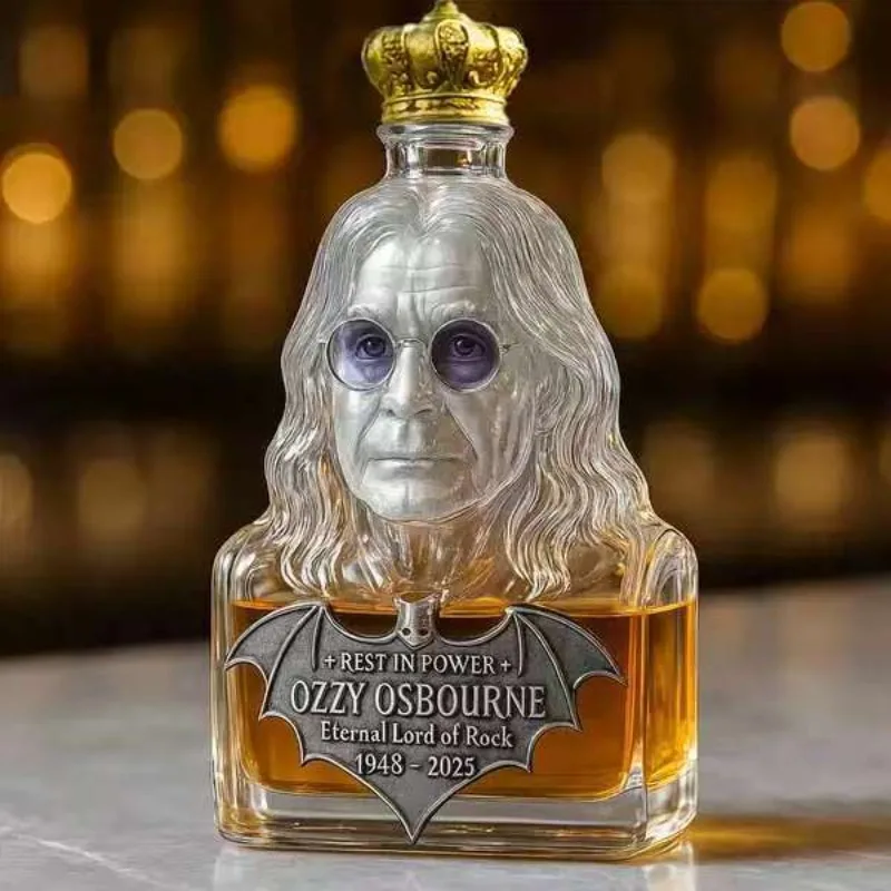 Ozzy Osbourne Whiskey Bottle Back To the Beginning Commemorative Whiskey Wine Bottle Home Decor Statue Collection Crafts Ozzy Osbourne Whiskey Bottle Back To the Beginning Commemorative Whiskey Wine Bottle Home Decor Statue Collection Crafts