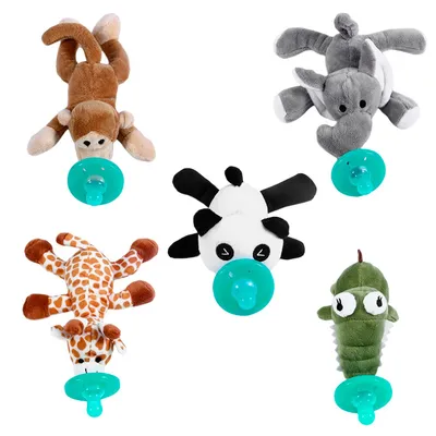 Pacifier with Stuffed Animal Toy Soother
