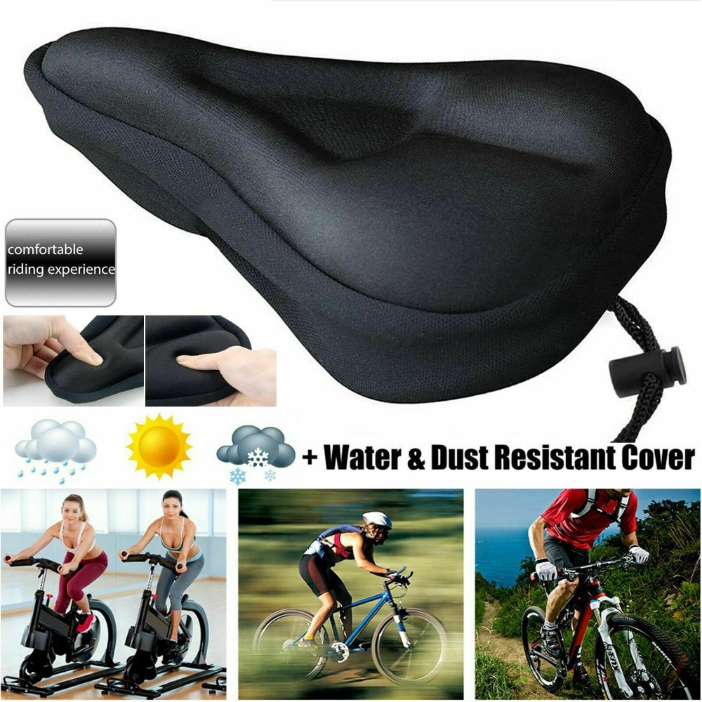 Padded Bicycle Seat Cover 3D Pad Cushion Padded Bicycle Seat Cover 3D Pad Cushion