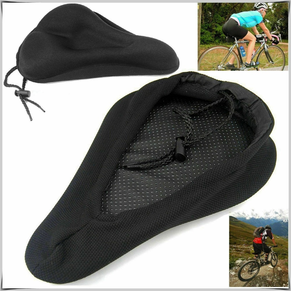 Padded Bicycle Seat Cover 3D Pad Cushion Padded Bicycle Seat Cover 3D Pad Cushion