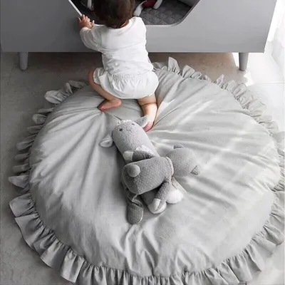 Padded Play Mat Round Baby Floor Mat Padded Play Mat Round Baby Floor Mat