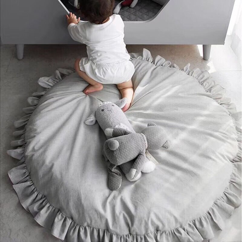 Padded Play Mat Round Baby Floor Mat Padded Play Mat Round Baby Floor Mat
