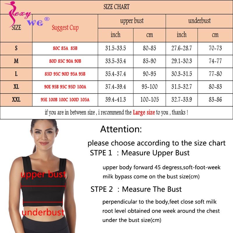 Padded Push Up Sports Bra for Women