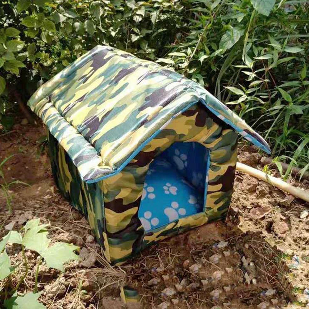 Padded Waterproof Outdoor Cat House