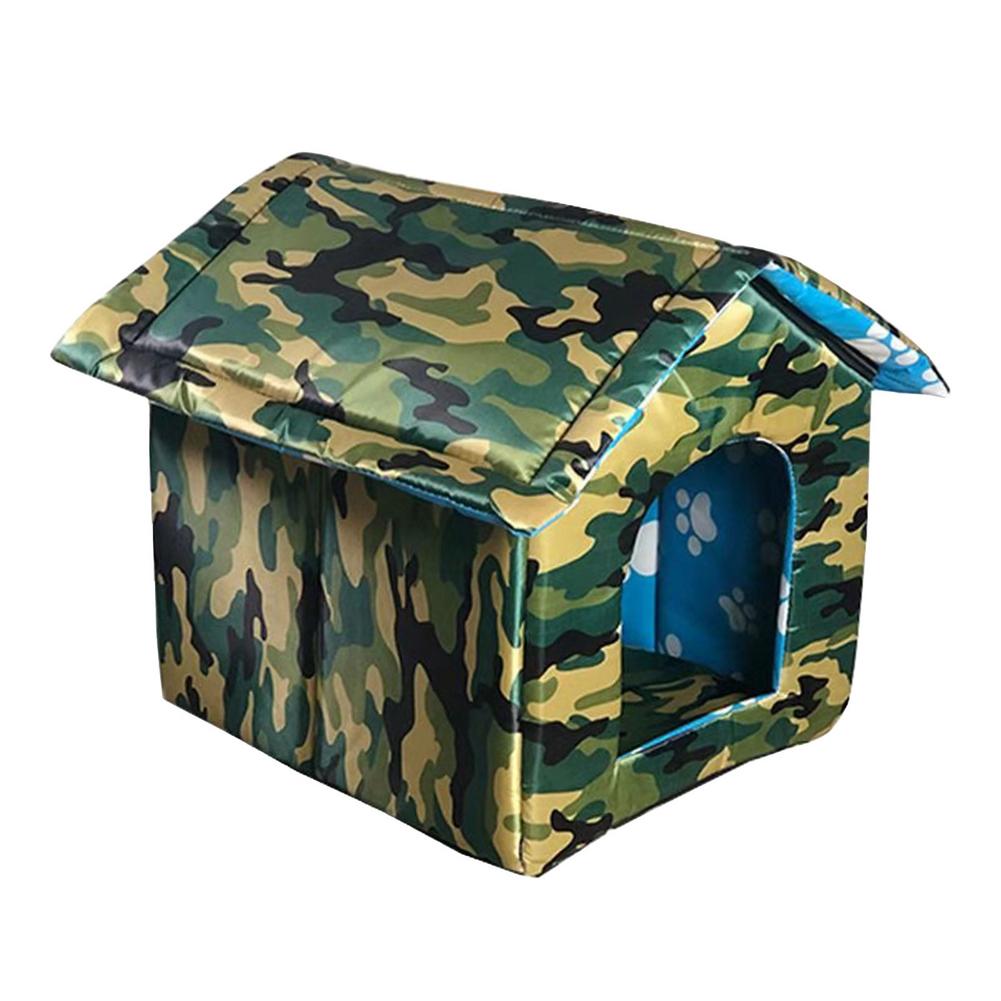 Padded Waterproof Outdoor Cat House