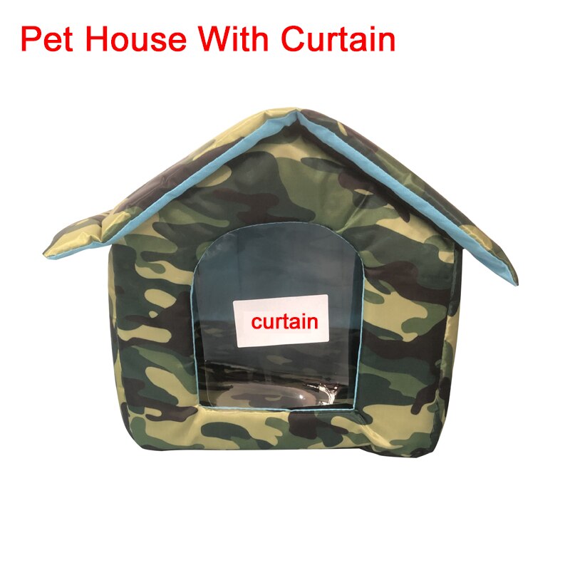 Padded Waterproof Outdoor Cat House