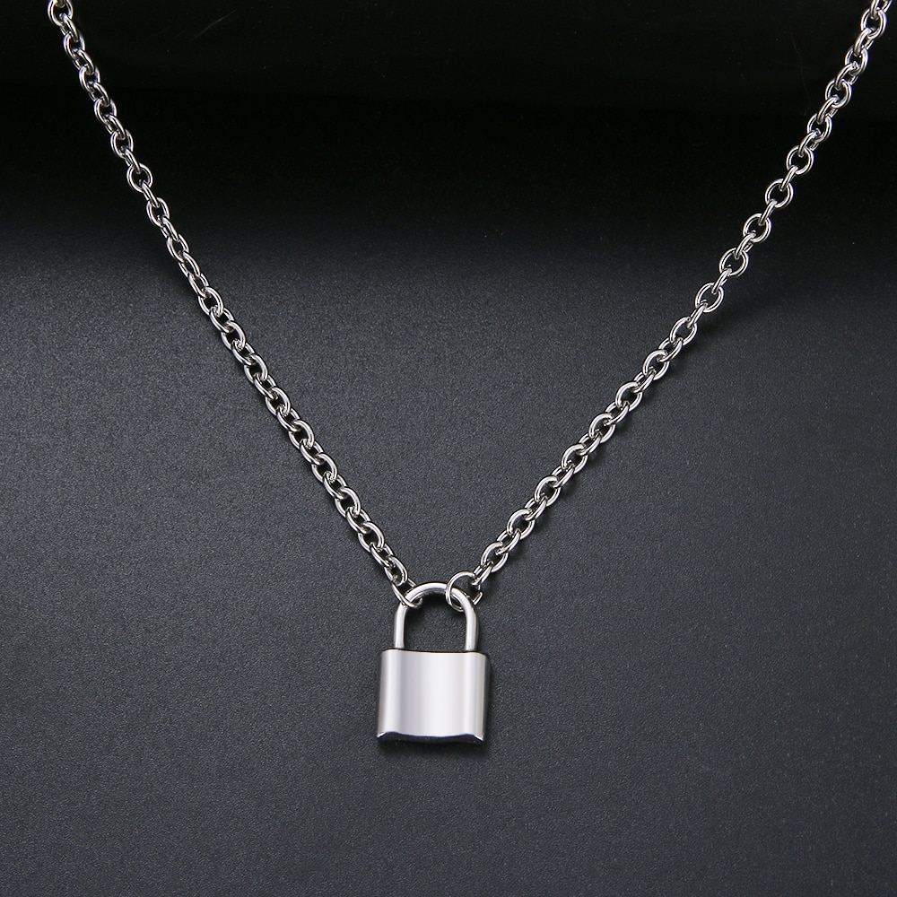 Padlock Necklace Fashion Accessory Padlock Necklace Fashion Accessory