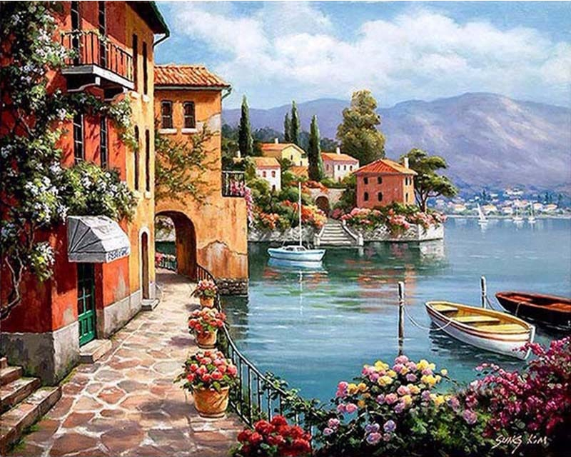 Paint by Number Kits Canvas Decoration