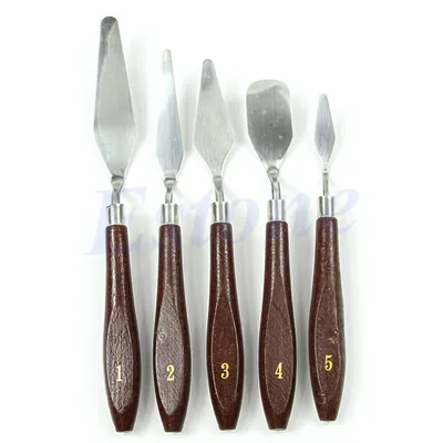 Paint Spatula 5PC Artist Tool Set Paint Spatula 5PC Artist Tool Set