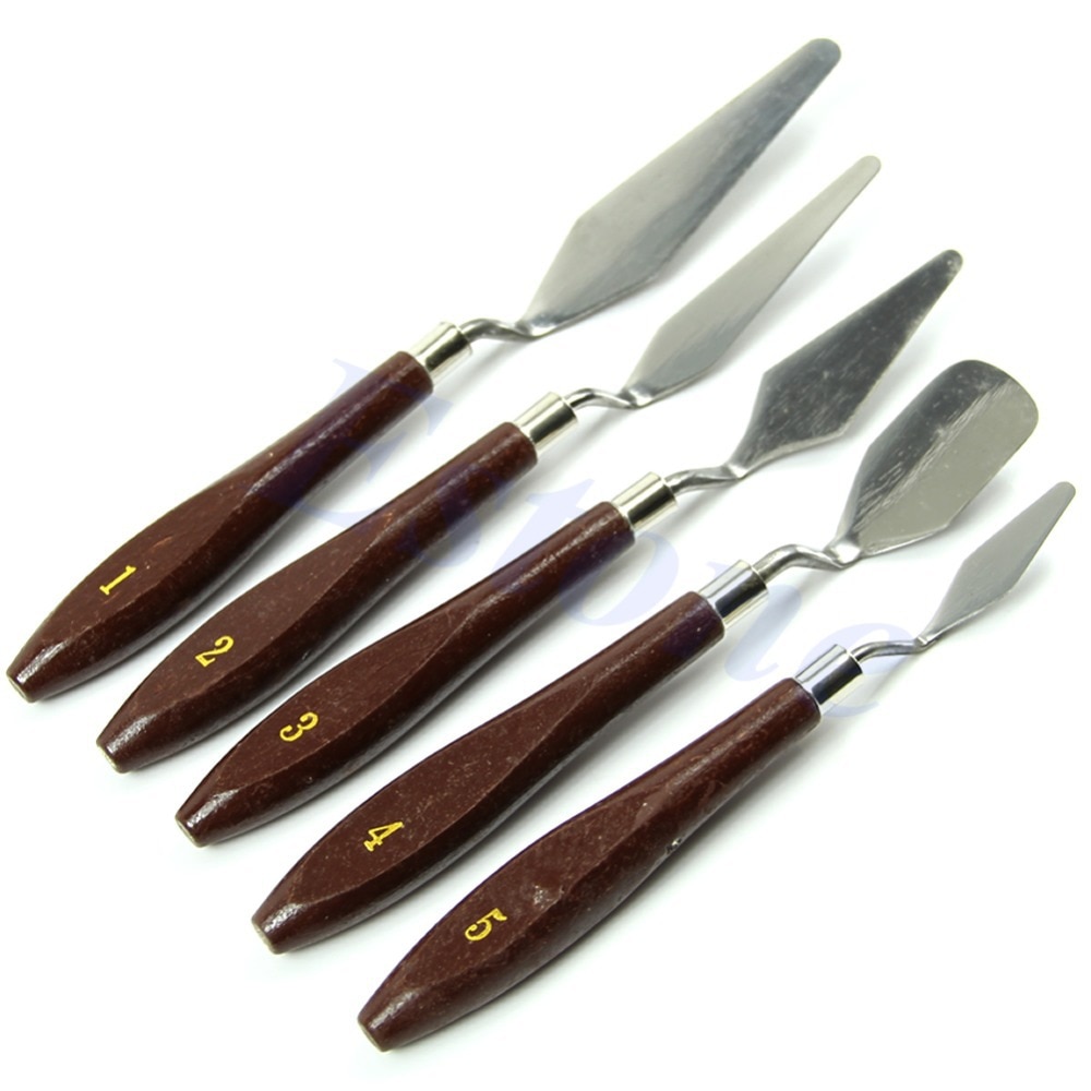 Paint Spatula 5PC Artist Tool Set Paint Spatula 5PC Artist Tool Set