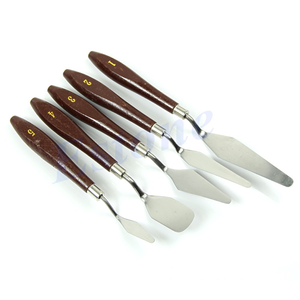 Paint Spatula 5PC Artist Tool Set Paint Spatula 5PC Artist Tool Set