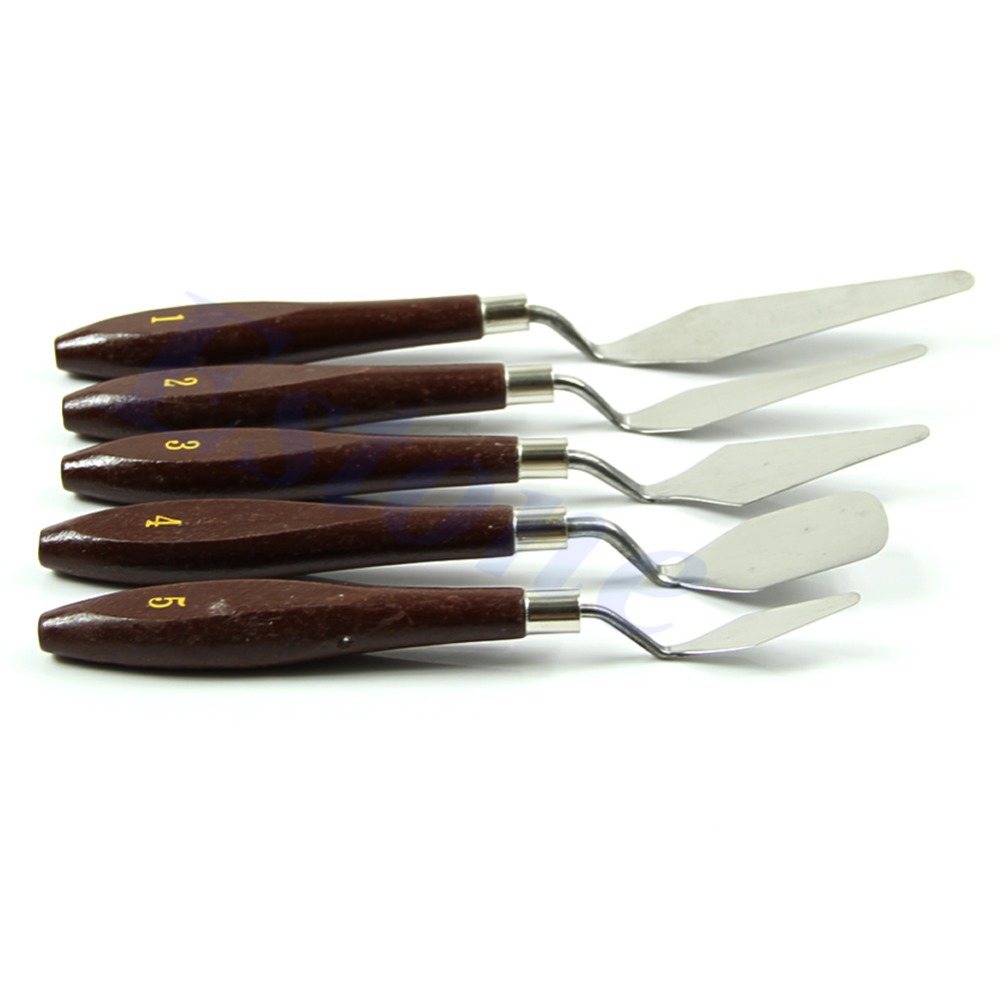 Paint Spatula 5PC Artist Tool Set Paint Spatula 5PC Artist Tool Set