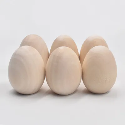 Paintable Wooden Egg Toys (3 pcs) Paintable Wooden Egg Toys (3 pcs)