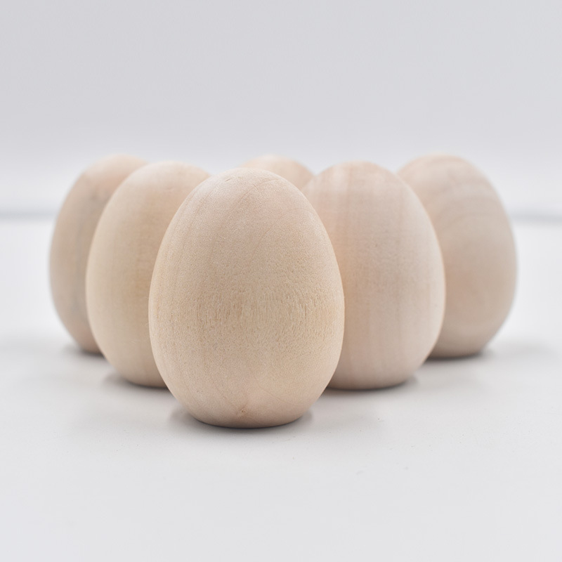 Paintable Wooden Egg Toys (3 pcs) Paintable Wooden Egg Toys (3 pcs)