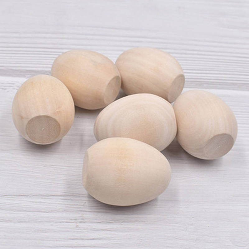 Paintable Wooden Egg Toys (3 pcs) Paintable Wooden Egg Toys (3 pcs)