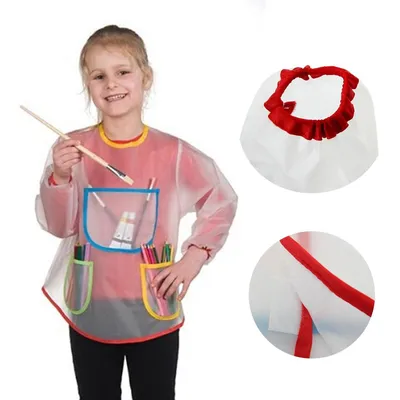 Painting Apron for Kids with Pockets Painting Apron for Kids with Pockets