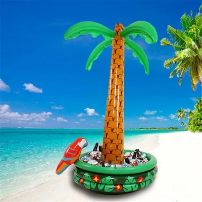 Palm Sprinkler Inflatable Ice Bucket Palm Sprinkler Inflatable Ice Bucket