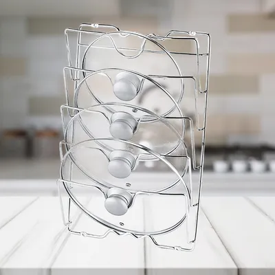 Pan Lid Storage Rack 5-Layer Wall Rack Pan Lid Storage Rack 5-Layer Wall Rack