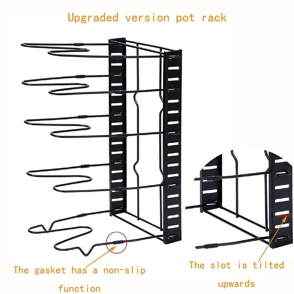 Pan Organizer Kitchen Storage Rack Pan Organizer Kitchen Storage Rack