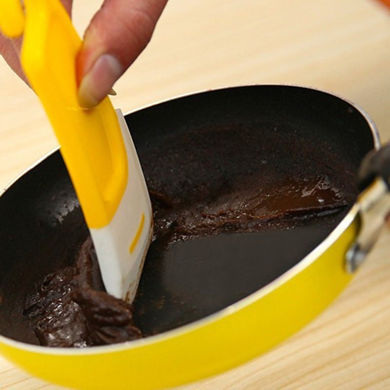 Pan Scraper Silicone Kitchen Spatula Pan Scraper Silicone Kitchen Spatula